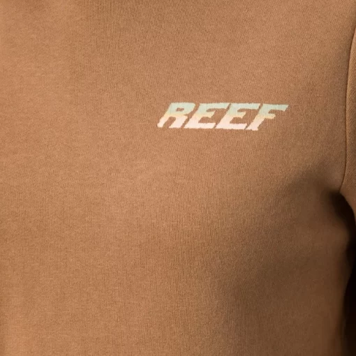 REEF Hoodies & Jackets>Bankette Pullover Crop Hoodie Toasted Coconut