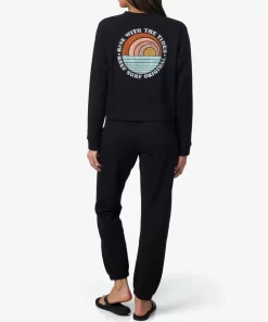 REEF Lounge Sets | Sweatpants>Becca French Terry Jogger Black