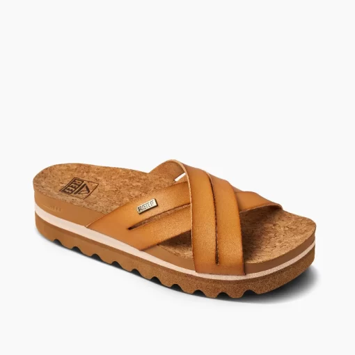 REEF Sandals | Slides>Cushion Bloom Hi Natural