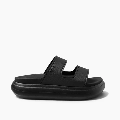 REEF Sandals | Slides>Cushion Bondi 2 Bar Black/Black