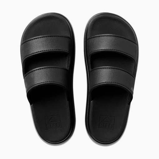 REEF Sandals | Slides>Cushion Bondi 2 Bar Black/Black