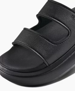 REEF Sandals | Slides>Cushion Bondi 2 Bar Black/Black