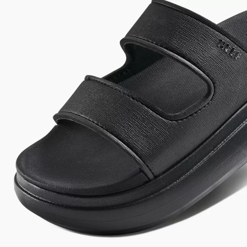 REEF Sandals | Slides>Cushion Bondi 2 Bar Black/Black