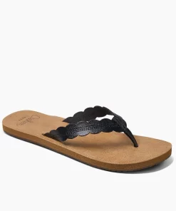 REEF Sandals | Flip Flops>Cushion Celine Black/Tan