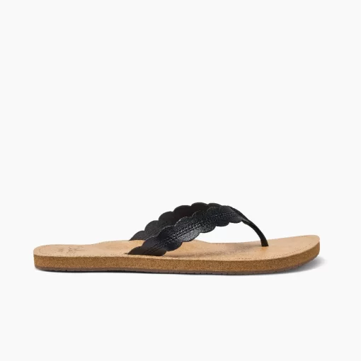 REEF Sandals | Flip Flops>Cushion Celine Black/Tan