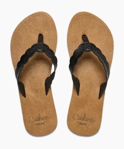 REEF Sandals | Flip Flops>Cushion Celine Black/Tan