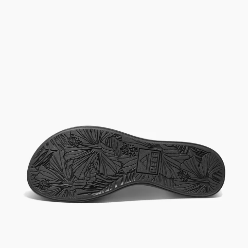 REEF Sandals | Slides>Cushion Cloud Roa Black/Tan