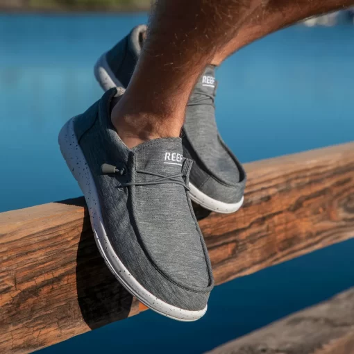 REEF Shoes>Cushion Coast Textile Charcoal