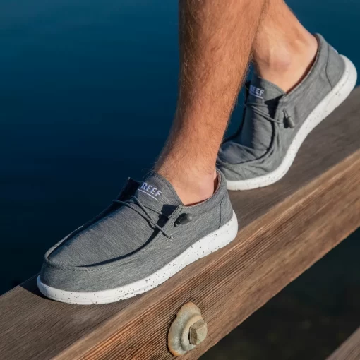 REEF Shoes>Cushion Coast Textile Charcoal