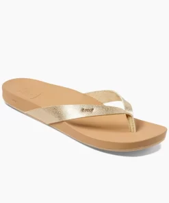 REEF Sandals | Flip Flops>Cushion Court Tan/Champagne