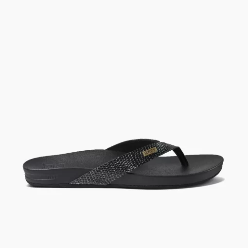 REEF Sandals | Flip Flops>Cushion Court Black Sassy