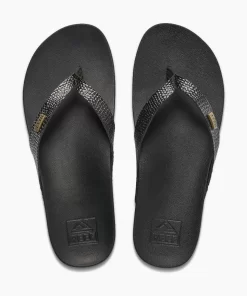 REEF Sandals | Flip Flops>Cushion Court Black Sassy