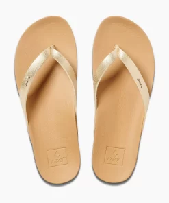 REEF Sandals | Flip Flops>Cushion Court Tan/Champagne