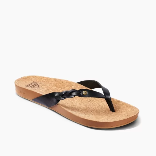 REEF Sandals | Flip Flops>Cushion Court Twist Black