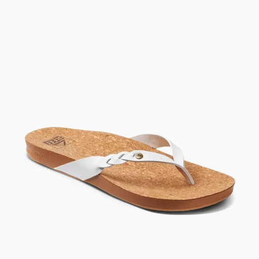 REEF Sandals | Flip Flops>Cushion Court Twist White