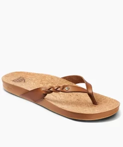 REEF Sandals | Flip Flops>Cushion Court Twist Coffee