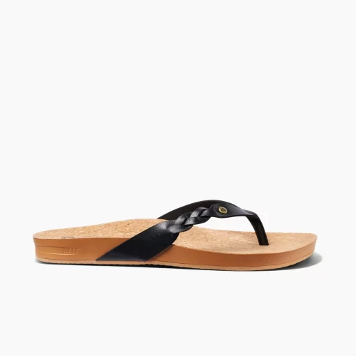 REEF Sandals | Flip Flops>Cushion Court Twist Black