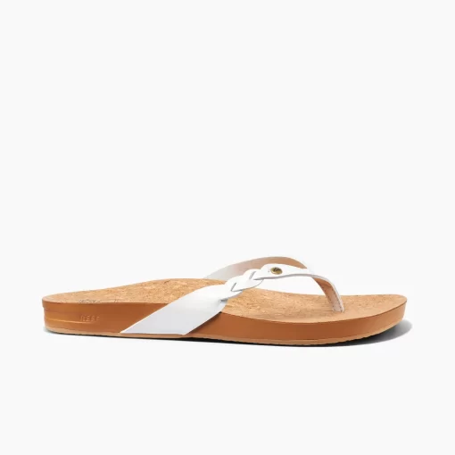 REEF Sandals | Flip Flops>Cushion Court Twist White