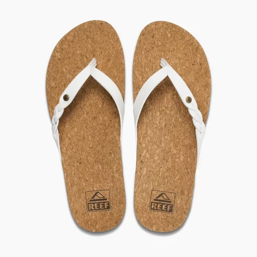 REEF Sandals | Flip Flops>Cushion Court Twist White