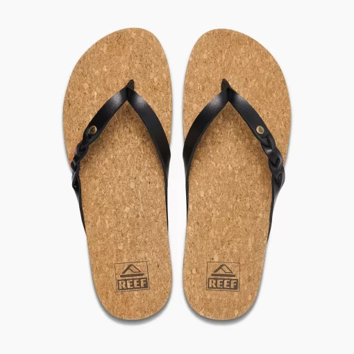 REEF Sandals | Flip Flops>Cushion Court Twist Black