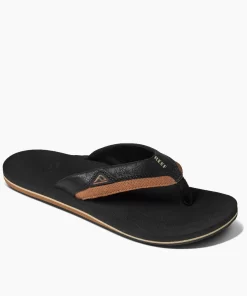 REEF Sandals | Flip Flops>Cushion Dawn Black/Tan