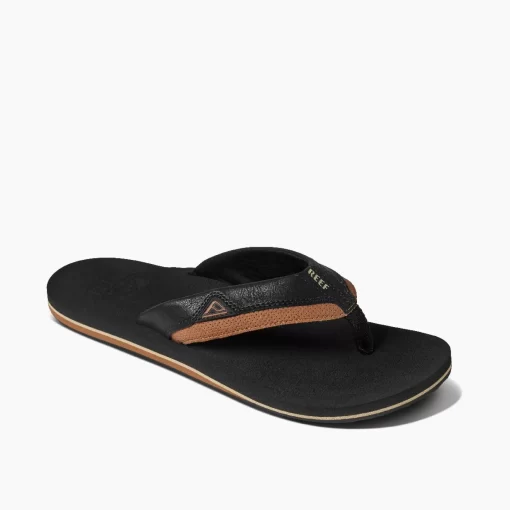 REEF Sandals | Flip Flops>Cushion Dawn Black/Tan