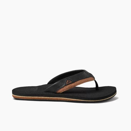 REEF Sandals | Flip Flops>Cushion Dawn Black/Tan