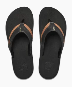 REEF Sandals | Flip Flops>Cushion Dawn Black/Tan