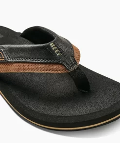 REEF Sandals | Flip Flops>Cushion Dawn Black/Tan