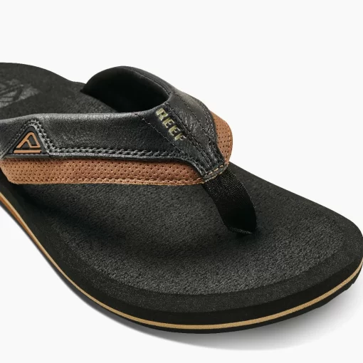 REEF Sandals | Flip Flops>Cushion Dawn Black/Tan