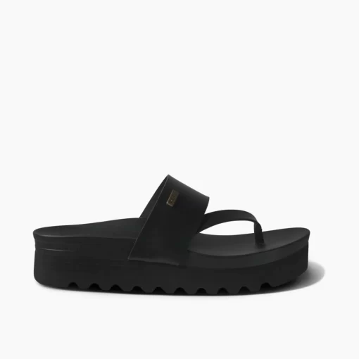 REEF Sandals | Flip Flops>Cushion Sol Hi Black/Black