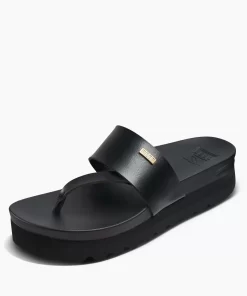 REEF Sandals | Flip Flops>Cushion Sol Hi Black/Black