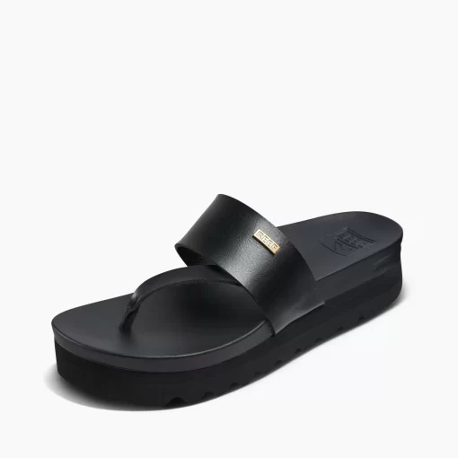 REEF Sandals | Flip Flops>Cushion Sol Hi Black/Black