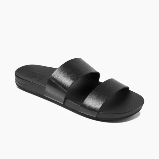 REEF Sandals | Slides>Cushion Vista Black