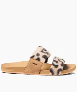 REEF Sandals | Slides>Cushion Vista Cozy Leopard