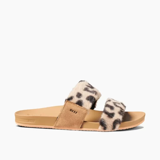 REEF Sandals | Slides>Cushion Vista Cozy Leopard