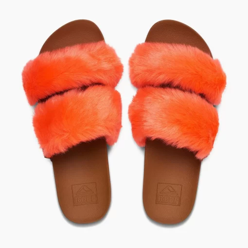 REEF Sandals | Slides>Cushion Vista Cozy Neon Poppy