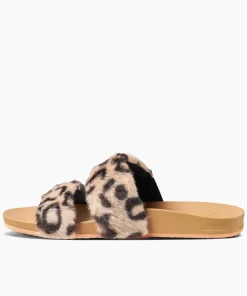 REEF Sandals | Slides>Cushion Vista Cozy Leopard