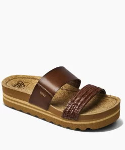 REEF Sandals | Slides>Cushion Vista Hi Chocolate