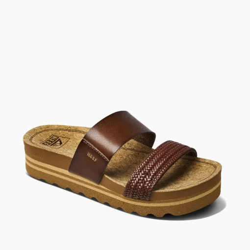 REEF Sandals | Slides>Cushion Vista Hi Chocolate