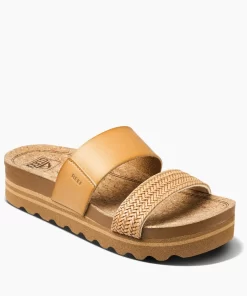 REEF Sandals | Slides>Cushion Vista Hi Natural Braid