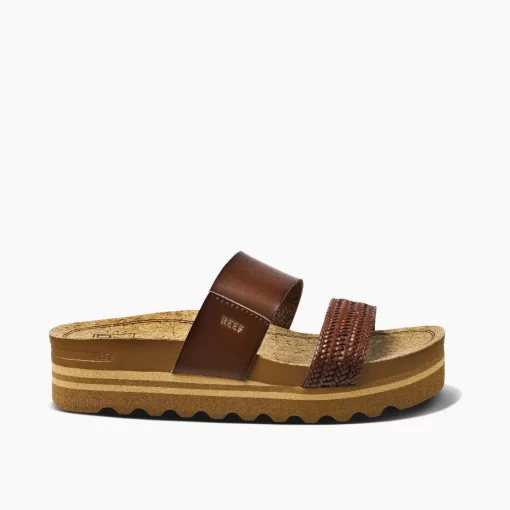 REEF Sandals | Slides>Cushion Vista Hi Chocolate