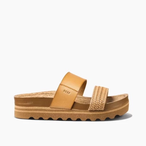 REEF Sandals | Slides>Cushion Vista Hi Natural Braid