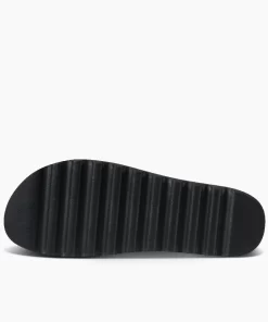 REEF Sandals | Slides>Cushion Vista Hi Black/Black