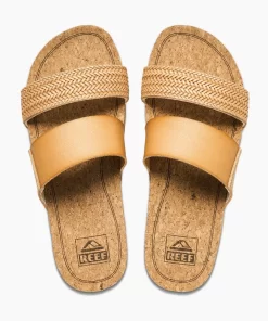 REEF Sandals | Slides>Cushion Vista Hi Natural Braid