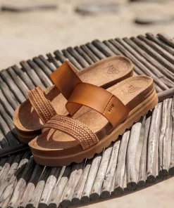 REEF Sandals | Slides>Cushion Vista Hi Natural Braid