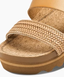 REEF Sandals | Slides>Cushion Vista Hi Natural Braid