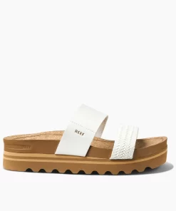 REEF Sandals | Slides>Cushion Vista Hi White Braid