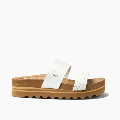 REEF Sandals | Slides>Cushion Vista Hi White Braid