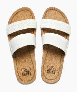 REEF Sandals | Slides>Cushion Vista Hi White Braid